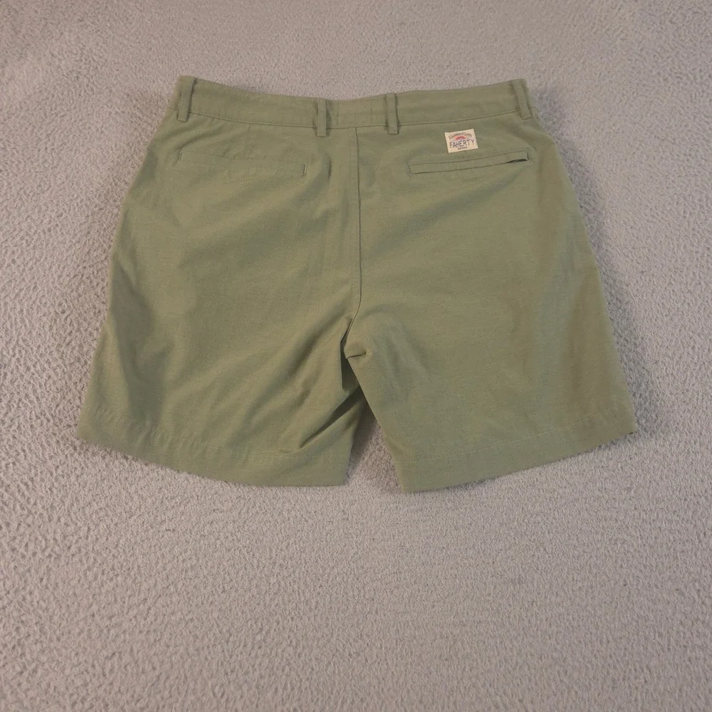Faherty Shorts Mens 33 Belt Loop All Day Stretch Hybrid Chino Summer Casual